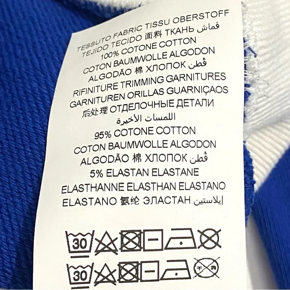 Moschino Bear Logo Sweatshirt Toddler Boys 3T Royal Blue